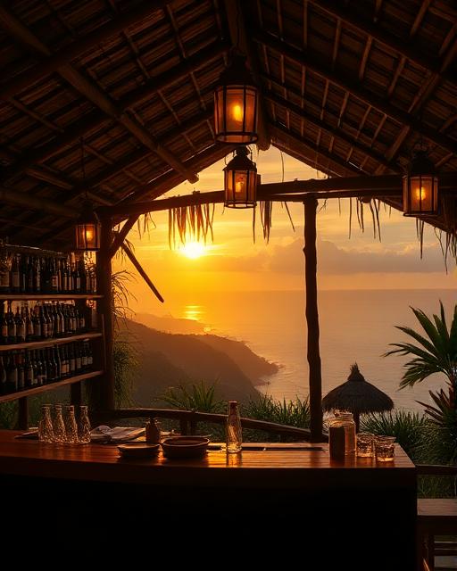 Sun-drenched libations